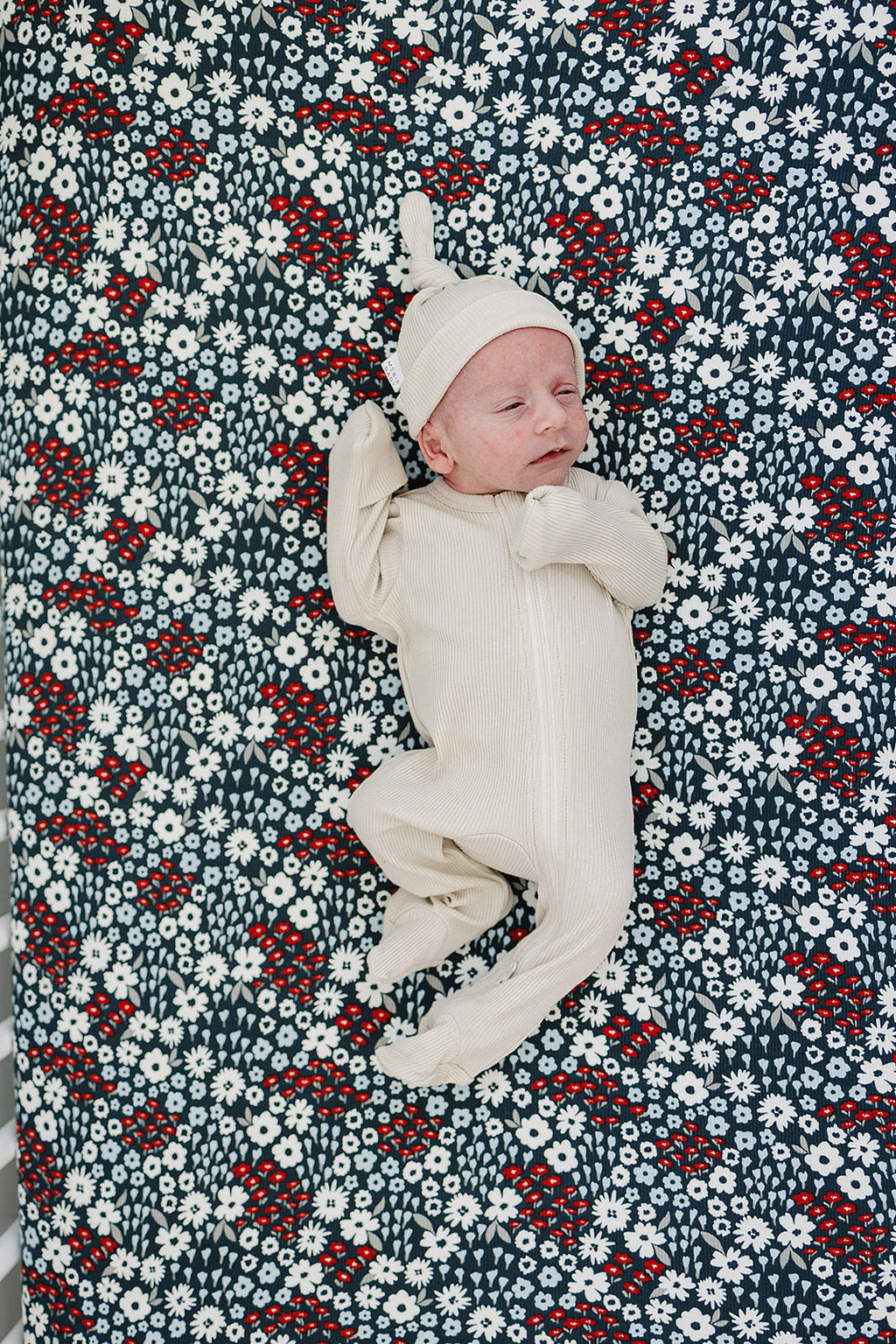Americana Floral Bamboo Stretch Crib Sheet